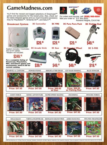1998 gioco madness stampa - gioco,